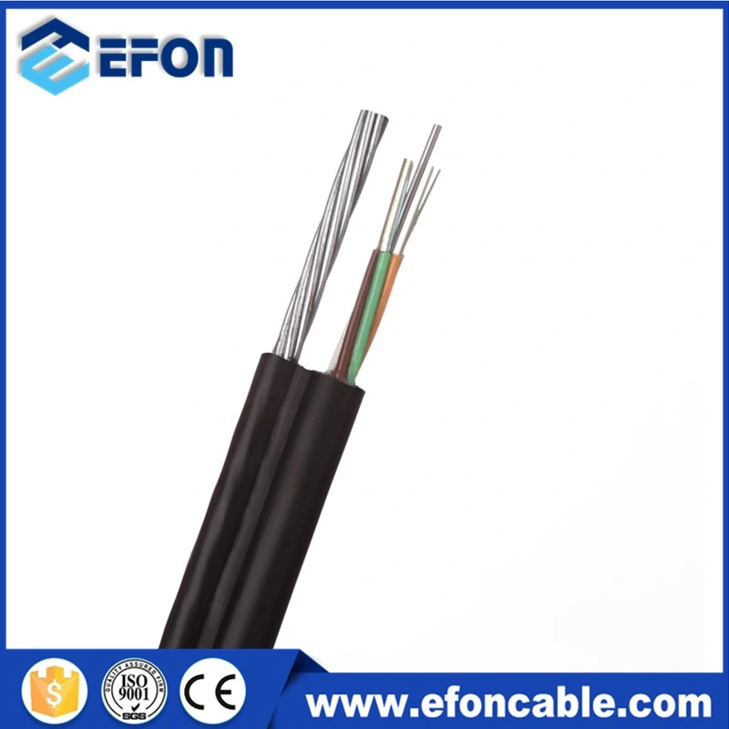 Figure 8 Aerial Cable Gytc8y 12 Core Fiber Optic Cable with Steel Wire Messenger