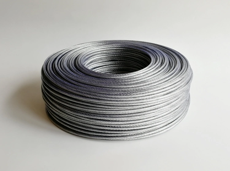 Manufacturer Single Rope Galvanized Steel Wire Rope 1X37 for Elevator Lifting