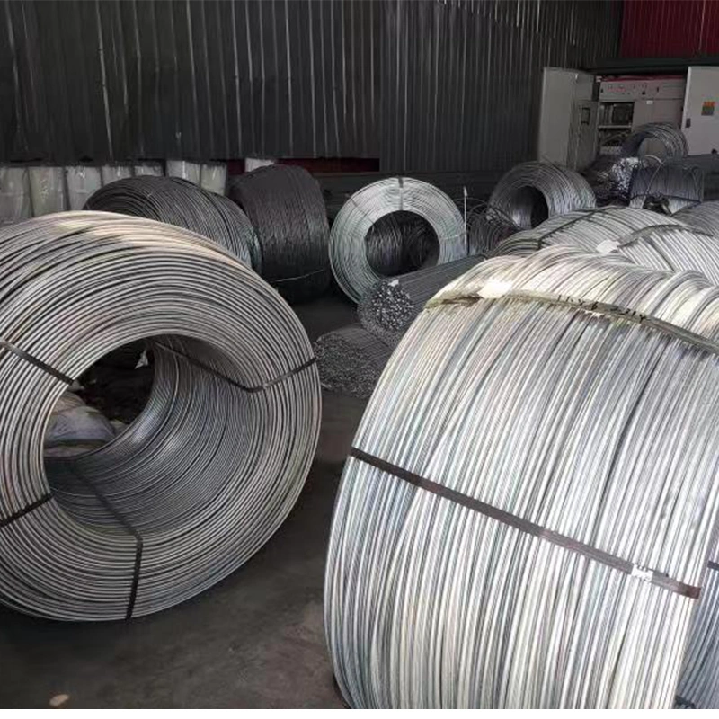 Steel Wire Rope Prestressed Concrete Supplier 4mm 6mm 7mm Spiral Ribbed High Carbon Tension PC Spring