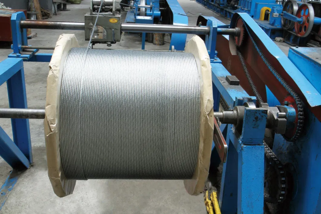 Manufacturer Single Rope Galvanized Steel Wire Rope 1X37 for Elevator Lifting