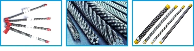 High Quality Used on Over Speed Governor Elevators Steel Wire Rope Price