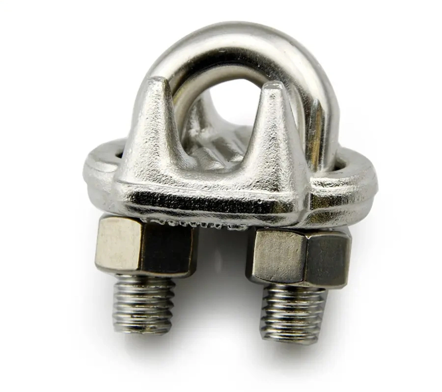 Asaka Heavy Duty Stainless Steel Wire Rope Clamp Cable Accessories