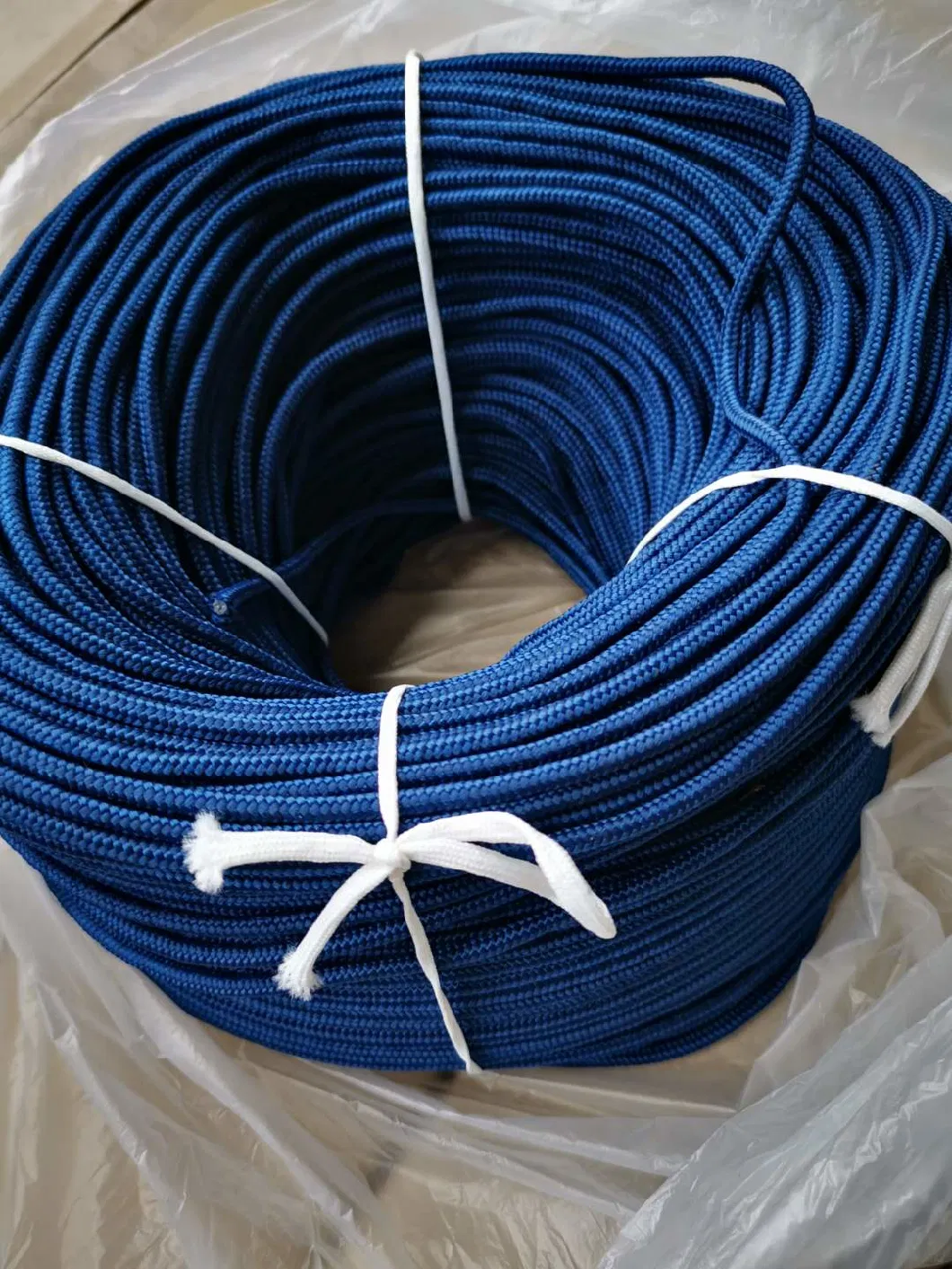3/4 Strand Twisted/Braided PP/PE/Polyester/Nylon/Polypropylene Danline Beaded Lead/Lead Wire Core Lead Rope for Sinking Fishing Net