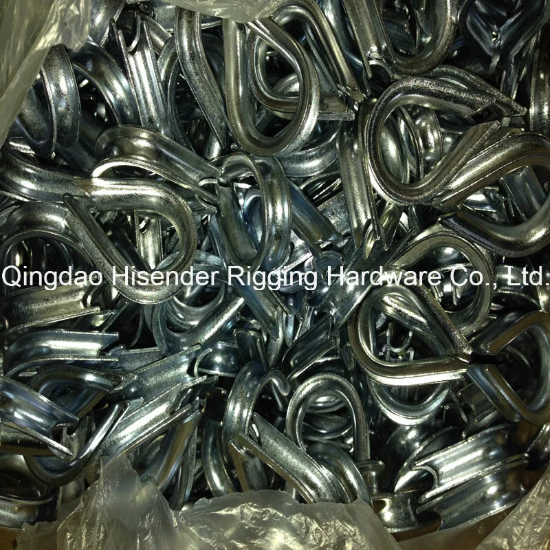 Galvanized Carbon Steel Bs464 Wire Rope Thimble