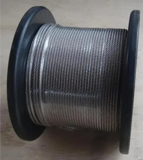 China Manufacturer Stainless 7X7 Steel Wire Rope with Material AISI304