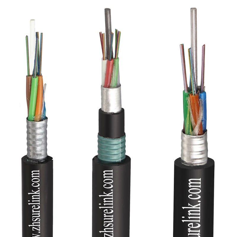 Outdoor Self Supporting 2 Core FRP FTTH Flat Drop Cable FTTH Optic Fiber Cable with Steel Wire Single Mode FTTH Cable