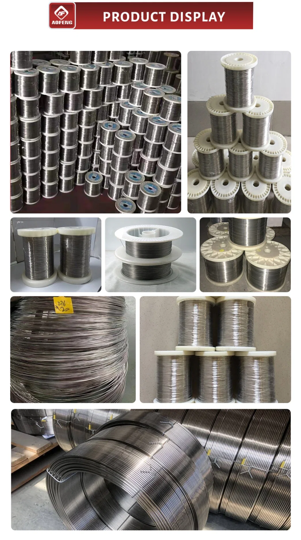 OEM Wholesale 0.13mm Ss 304 316L Stainless Steel Wire Rope