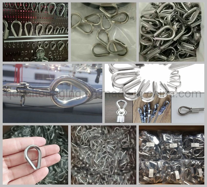 Hot Sale Stainless Steel /Carbon Steel Tube Type Wire Rope Thimble