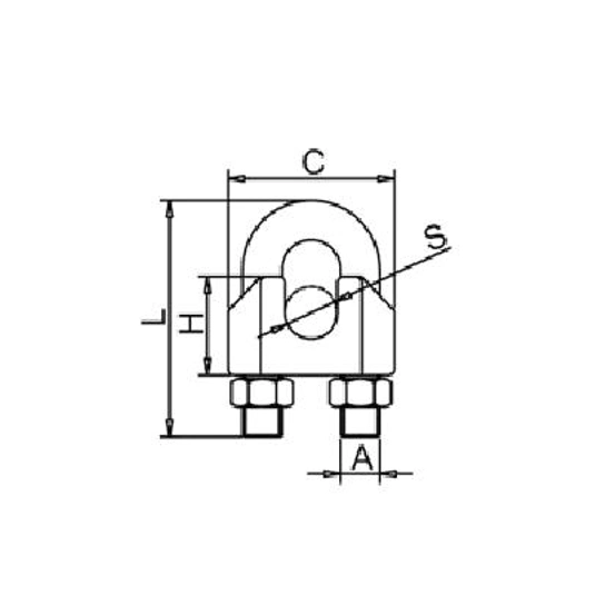 Stainless Steel Wire Rope Rigging Lifting Clip