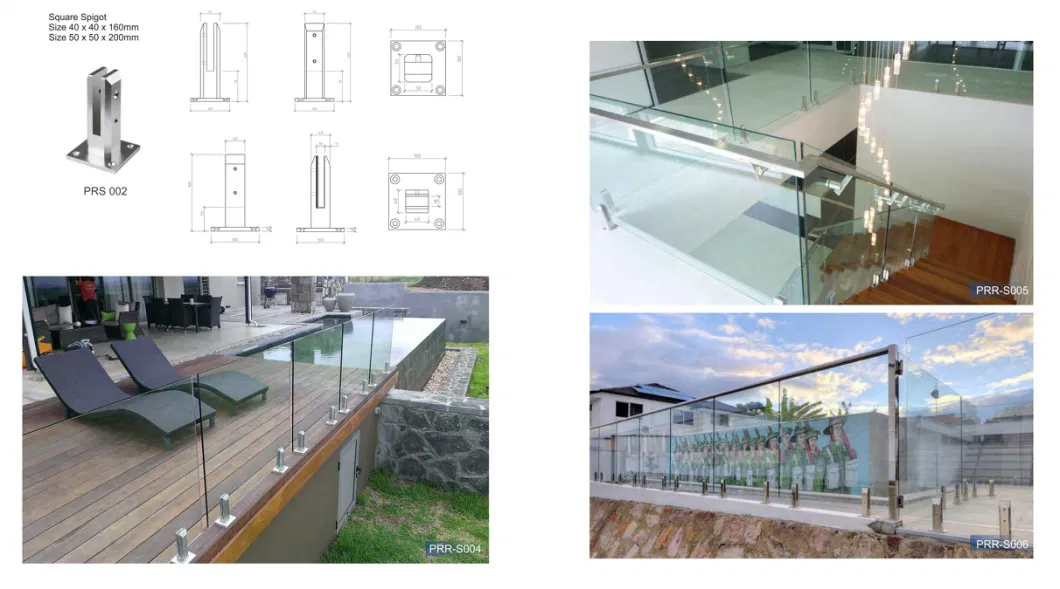 Priam China Custom Wire Rope Balustrade Railing Wire Post Handrail Terrace Stainless Steel Cable Railing