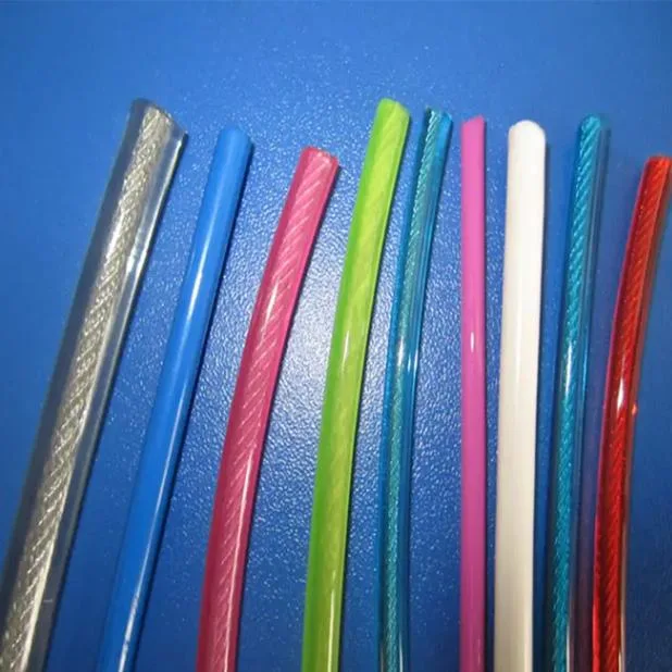 Multi-Colored PVC Coated 7X7 Stainless Steel Cable Wire Rope