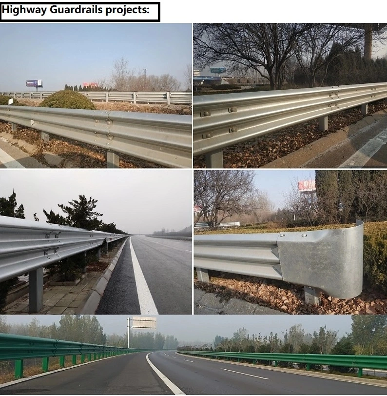 Highway Road Safety Guardrail/Guard Fence/Steel Road Barrier W Beam Highway Guardrail Road Safety Cable Barrier System Vietnam