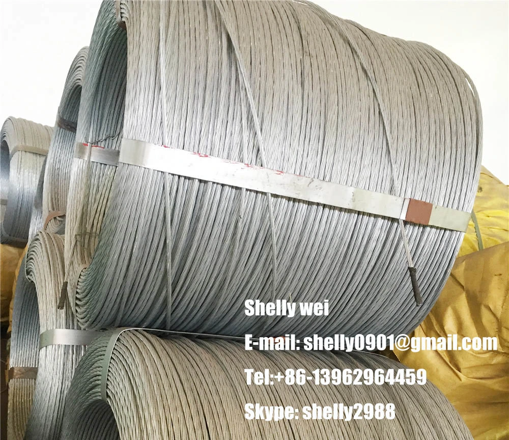 Manufacturer Galvanized Steel Wire Rope High Quality 6*19s+FC for Crane