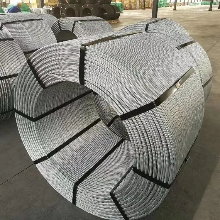 Prestressed Steel Cable Anchor Cable for Electric Power Communication in Construction Engineering Galvanized Steel Strand