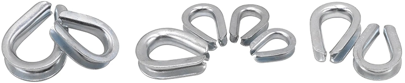 Extra Heavy Duty Carbon Steel Galvanized or Stainless Steel Wire Rope Thimble G414