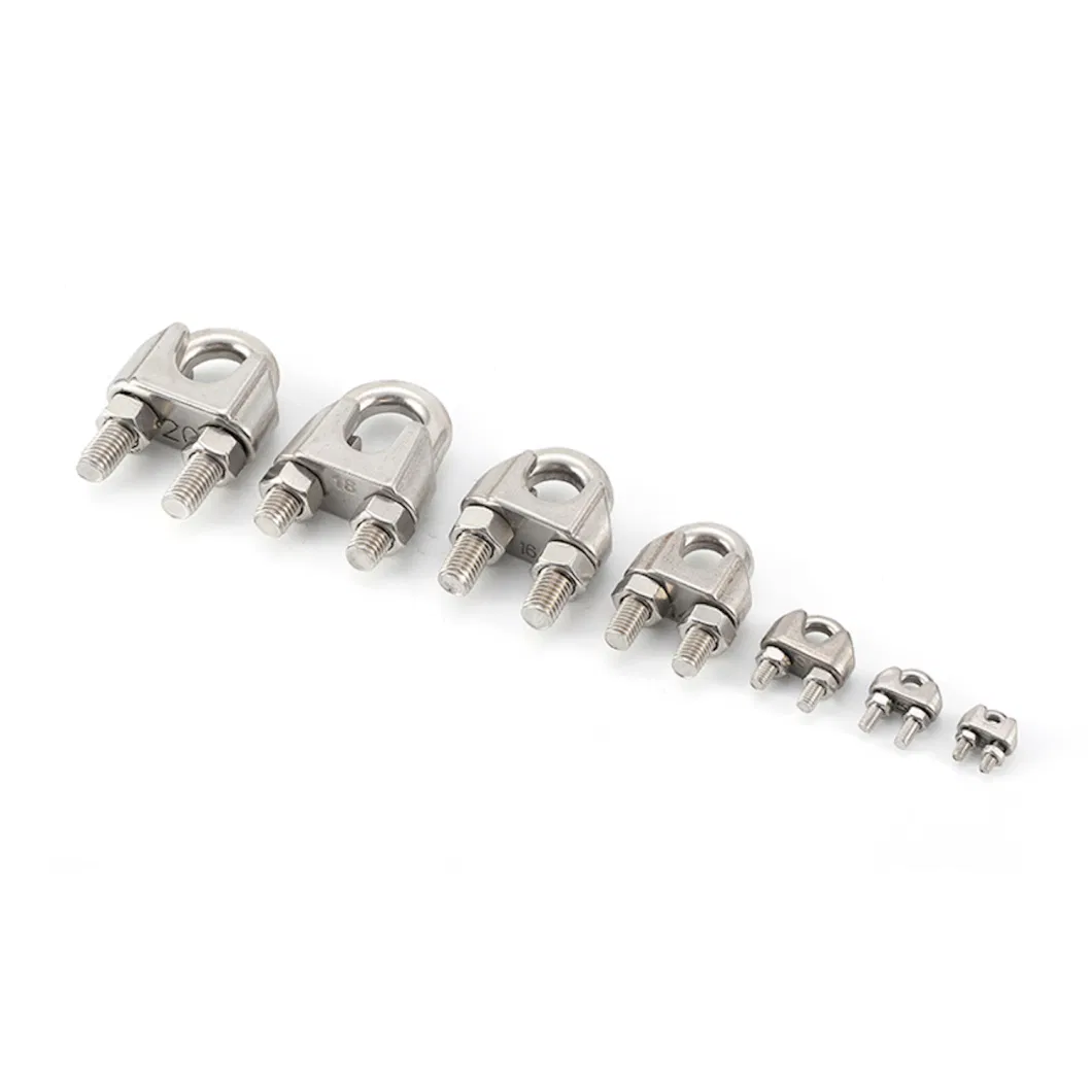 Stainless Steel Wire Rope Fitting Rigging Hardware Cable Clip