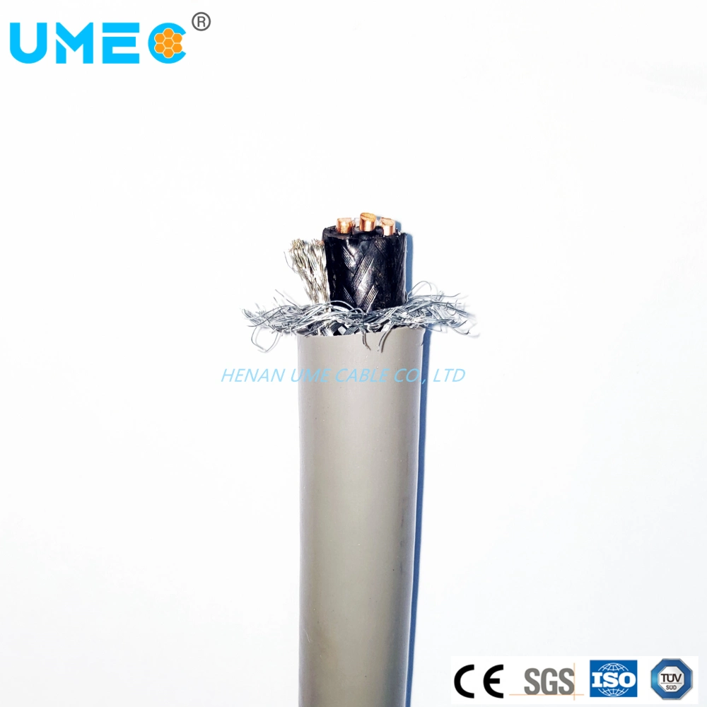 LV Voltage Underground Earthing Cable Galvanized Steel Braiding Shielding 4core Ymvkas Kabel Electrical Cable