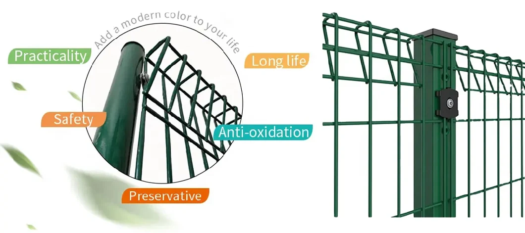 Safety Powder Coated Mesh Brc Fence Roll Top Triangle Brc Metal Fence Bending Steel Fencing Brc Roll Top Welded Wire