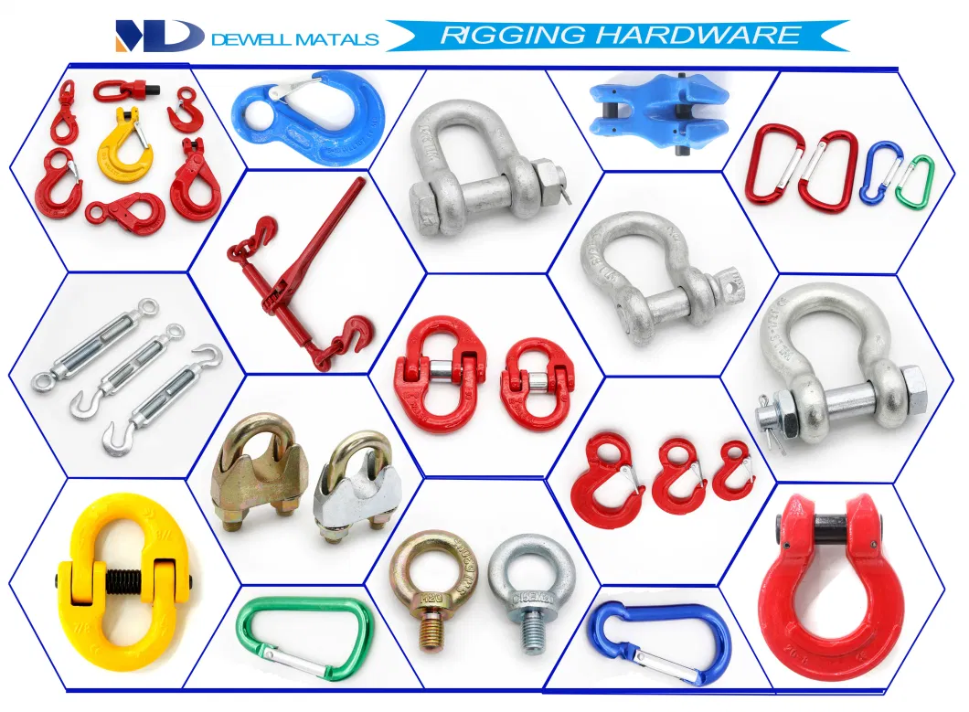 Professional Manufacture of Rigging Hardware Stainless Steel AISI 304 or AISI316 Us Type Marine Clamp Wire Rope Clip