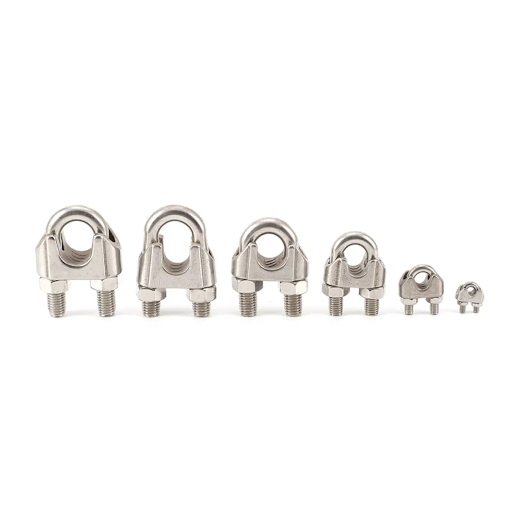 Stainless Steel Wire Rope Fitting Rigging Hardware Cable Clip