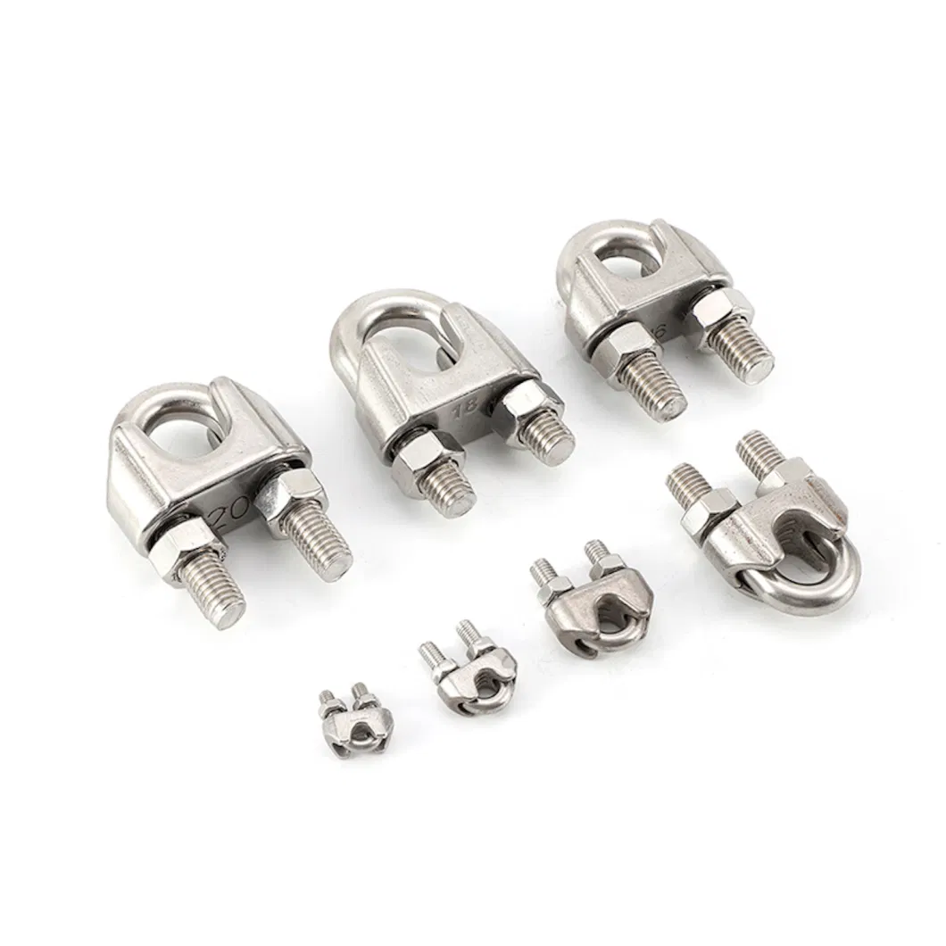 Stainless Steel Wire Rope Fitting Rigging Hardware Cable Clip