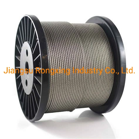 Hot DIP Galvanized 18*7+FC 16mm Steel Wire Rope Fou Drawing