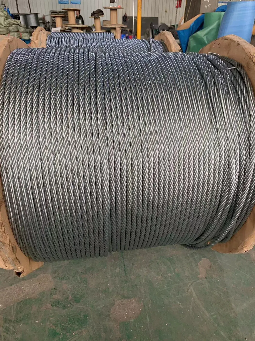Factory Price 16mm High Carbon 8*26 Galvanized Korea Steel Wire Rope for Lifting