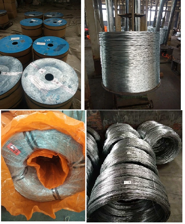 High Carbon Hot DIP Galvanized 0.45mm Steel Wire for Rope