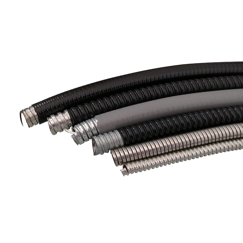 Smooth PVC Coated Stainless Steel Interlocked Electrical Flexible Tube for Protecting Wires and Cables