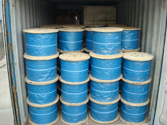 Colorful PVC Coated Galvanized Steel Wire Rope 6X19+FC