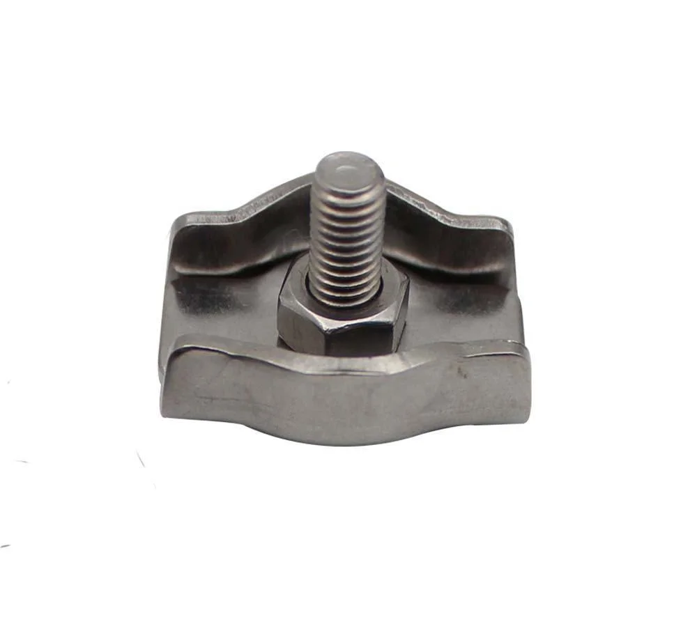 Manufacturer Customized Precision Casting Stainless Steel Hardware Fitting Cable Fittings Accessory Precision Casting Simplex Wire Rope Clips