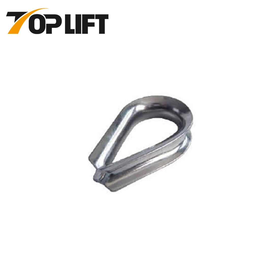 German Standard Carbon Stainless Steel DIN6899A Wire Rope Thimble with High Quality