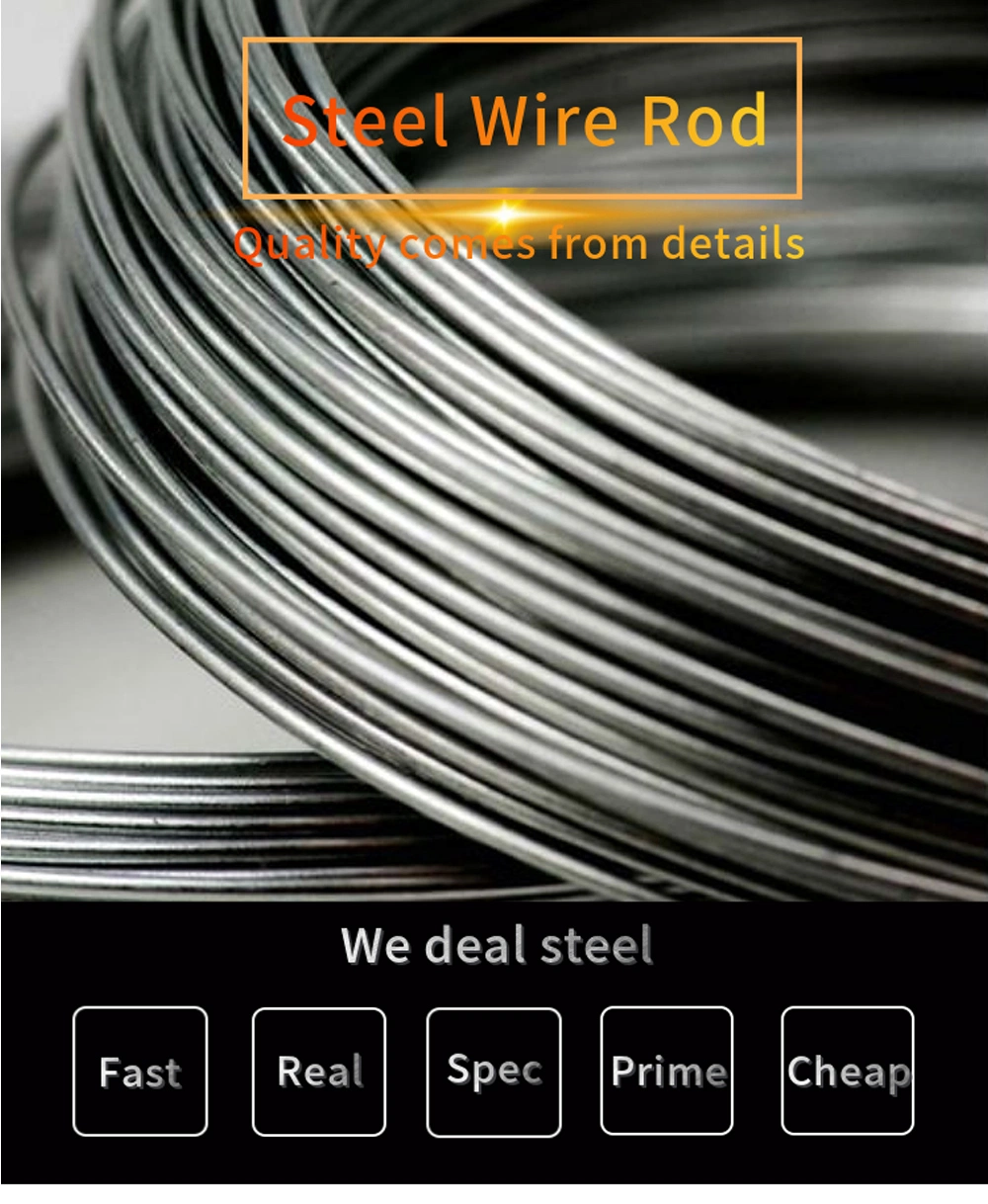High Tensile Strength Low Carbon Hot Binding Stainless Guy Stay Wire Rope Ground Cable Roll Galvanized Steel Wire