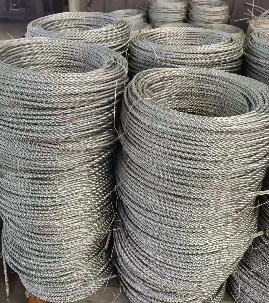 Different Types 16mm 6X19s+FC Twisted Steel Wire Rope