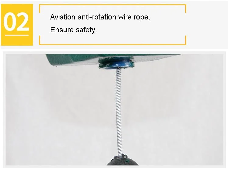 High Strength Retractable Wire Rope Fall Arrester Body Harness