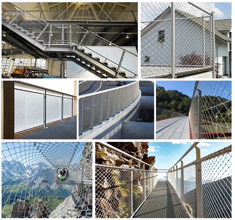 Slope Protection Wire Mesh Mesh Stainless Steel Rope Cable Wire Net Flexible