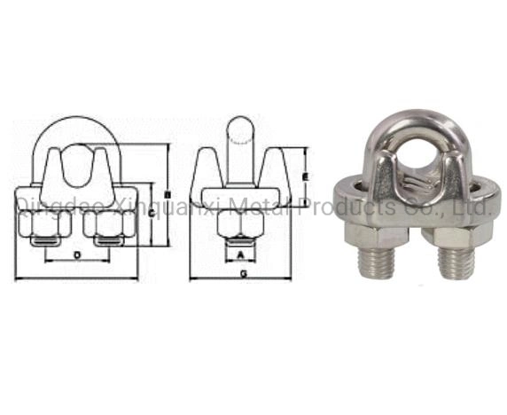 Heavy Duty Stainless Steel Us Type Wire Rope Clip