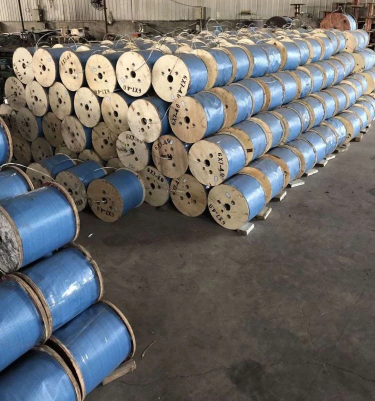 Hot DIP Galvanized 6*19 Steel Wire Rope for Derricking