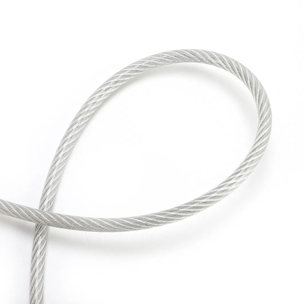 304 316 Stainless Steel Wire Rope Coating PVC Nylon Cable Sling