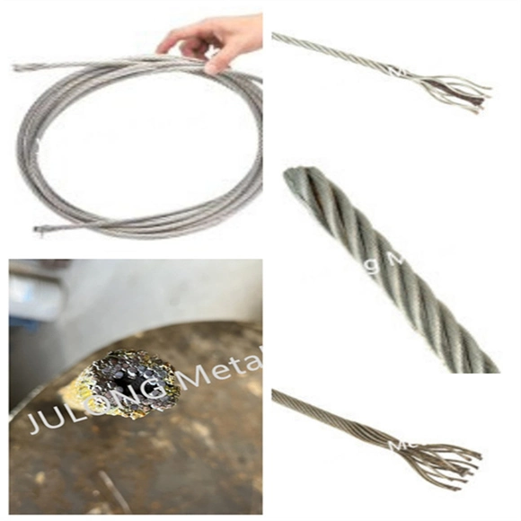 Heavy-Duty Non-Rotating Steel Wire Rope, 35W*7, 1770 Tensile Strength