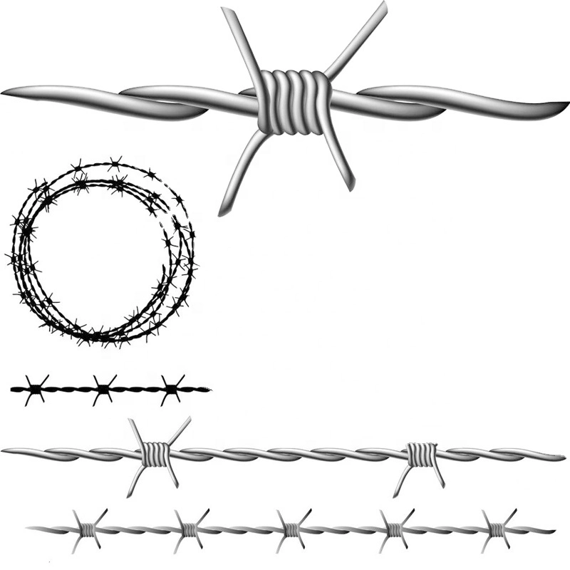 Barbed Wire Price Per Roll Fence and Barbed Wire Length Per Roll and High Tensile Barbed Wire