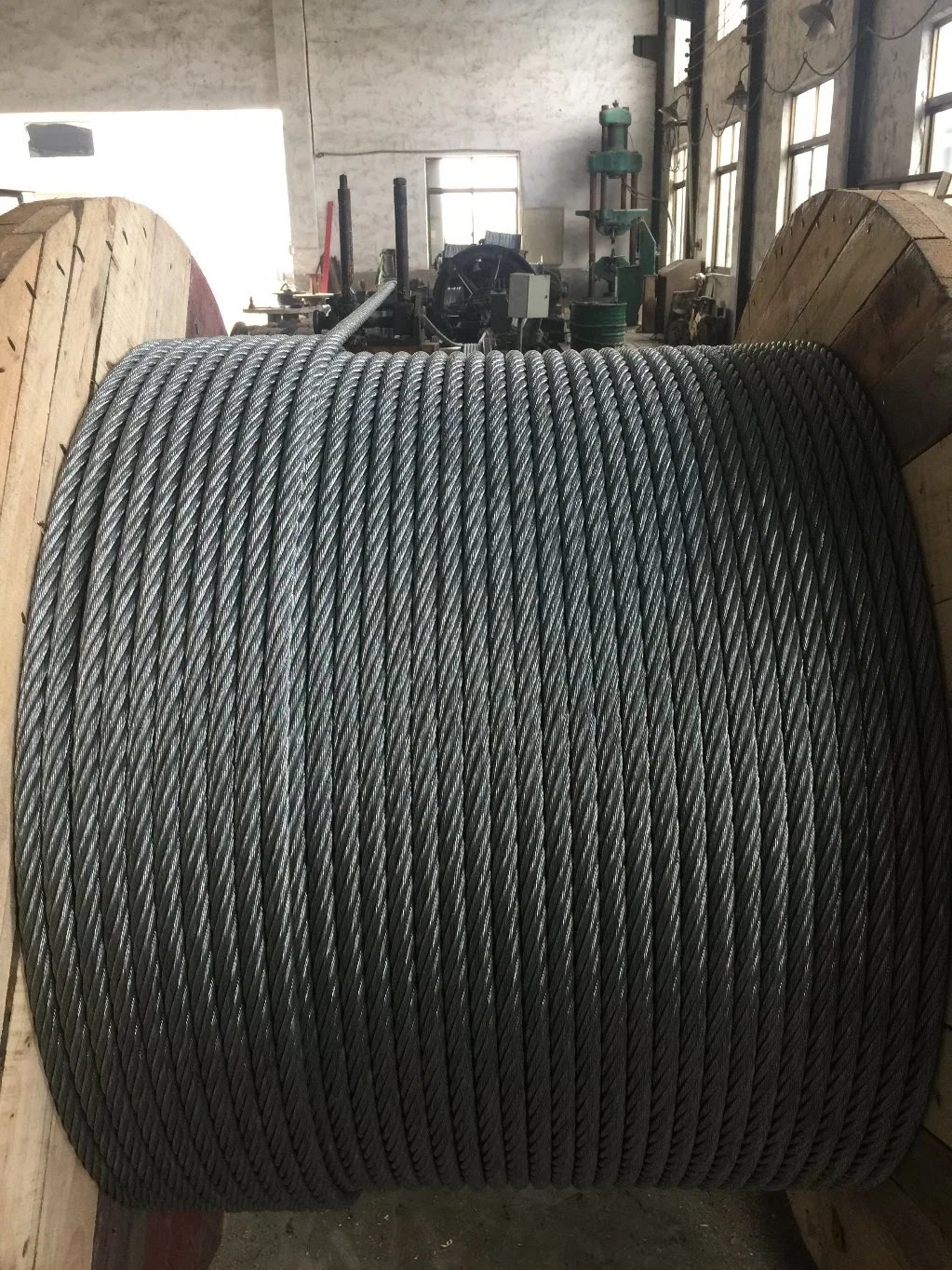Electric 6X24 + 7FC Galvanized Steel Wire Rope Cable Wire Korea Type