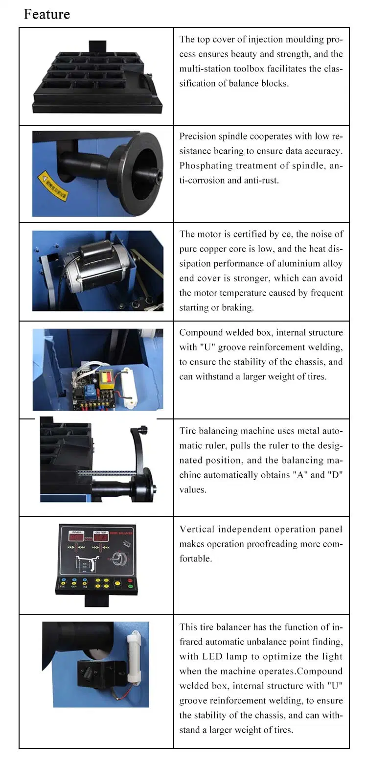 Wheel Balance Weight Car Wheel Balancing Machine