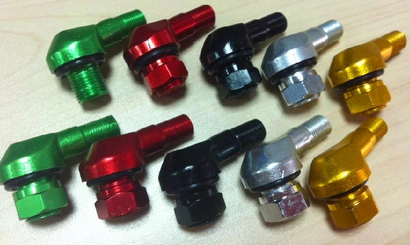 Tubeless Metal Clamp-in Tire Valves PVR70 for Motorcycles and Scooters