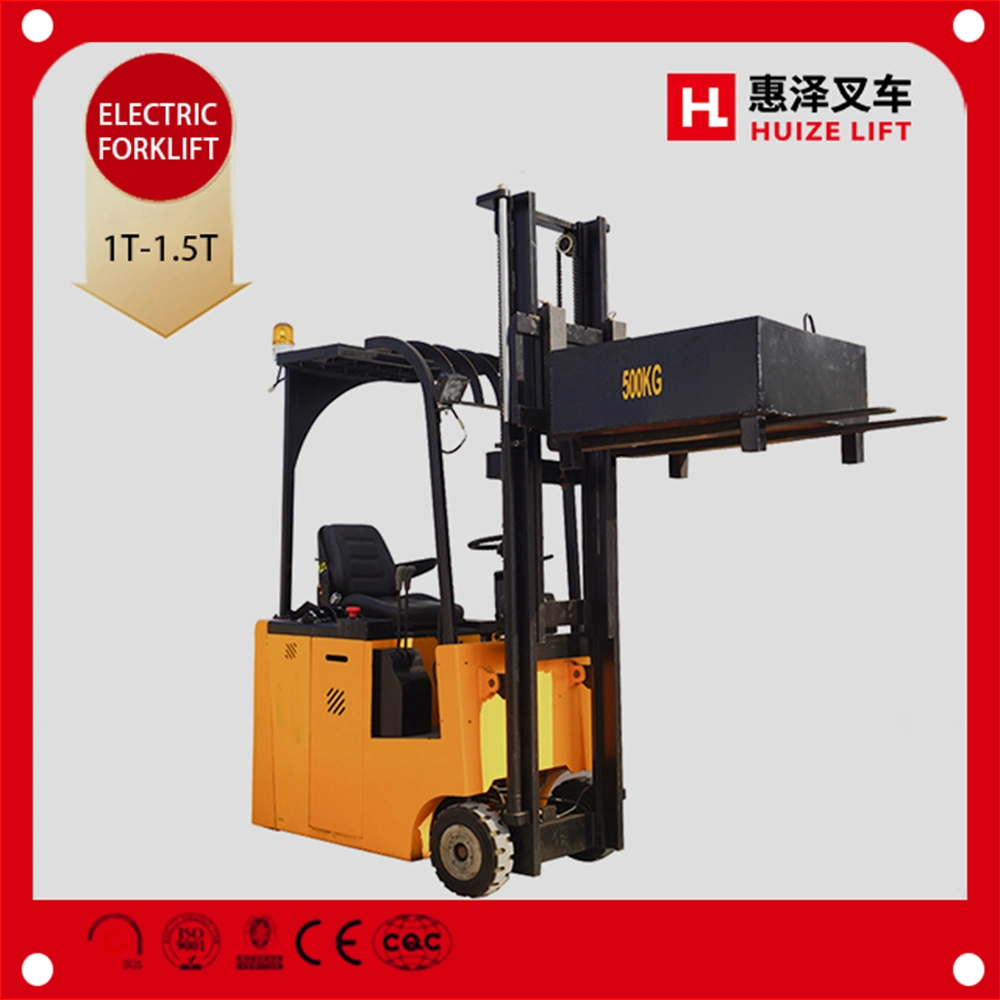 Top Quality Four-Wheel Electric Balance Weight Battery Forklift with CE/ISO