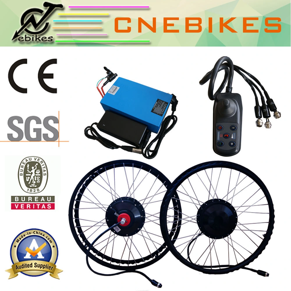 24 Inch 180W Electric Wheelchair Conversion Kits for Handicapped People