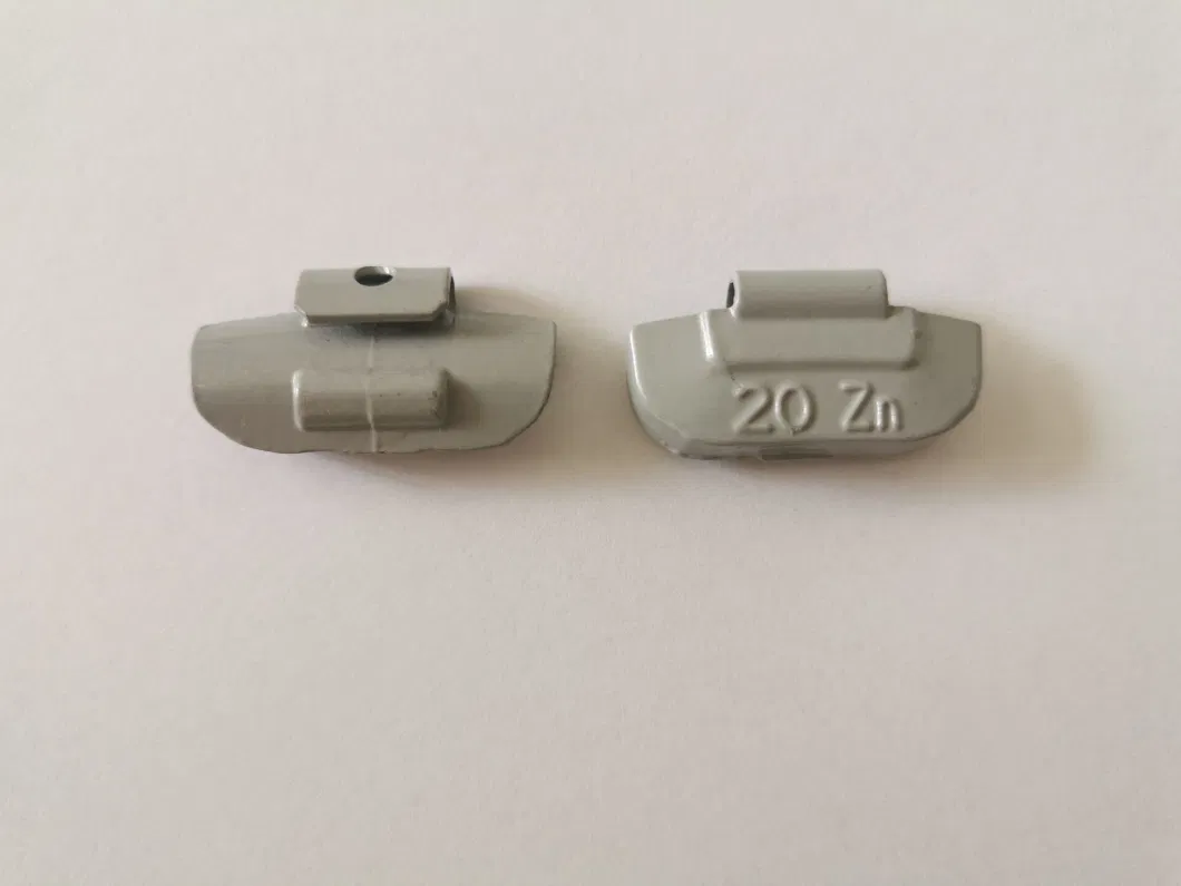 Lead Free Zinc Clip Balancing Weight 5g-60g Zinc Clip on Wheel Weights