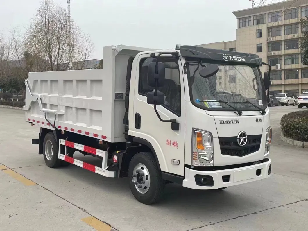 Reliable Easy Maintenance Cheaper Dayun 4X2 Chassis 8 Cubic Easy Loading Self-Dumping with Automated Hydraulic Dump System Garbage Truck