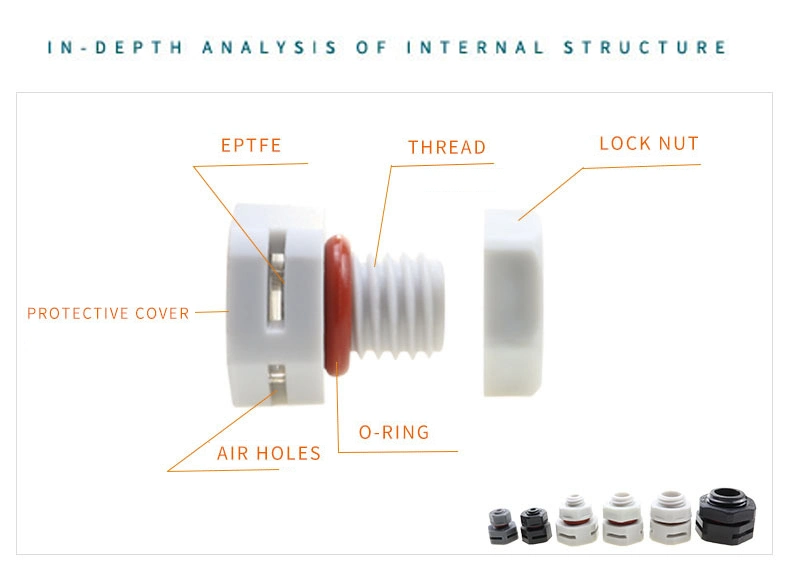 Auto Accessories Breather Stainless Steel Vent PTFE Valves Plug