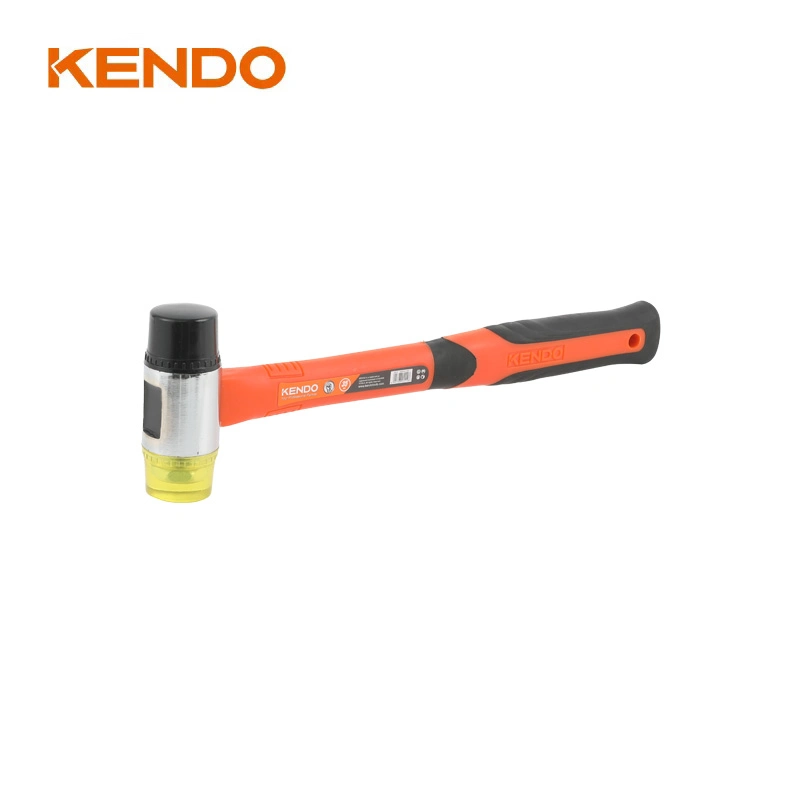 Kendo 2 Way Mallet with Soft Faces Deliver a Solid Strike Without Damaging Work Surface